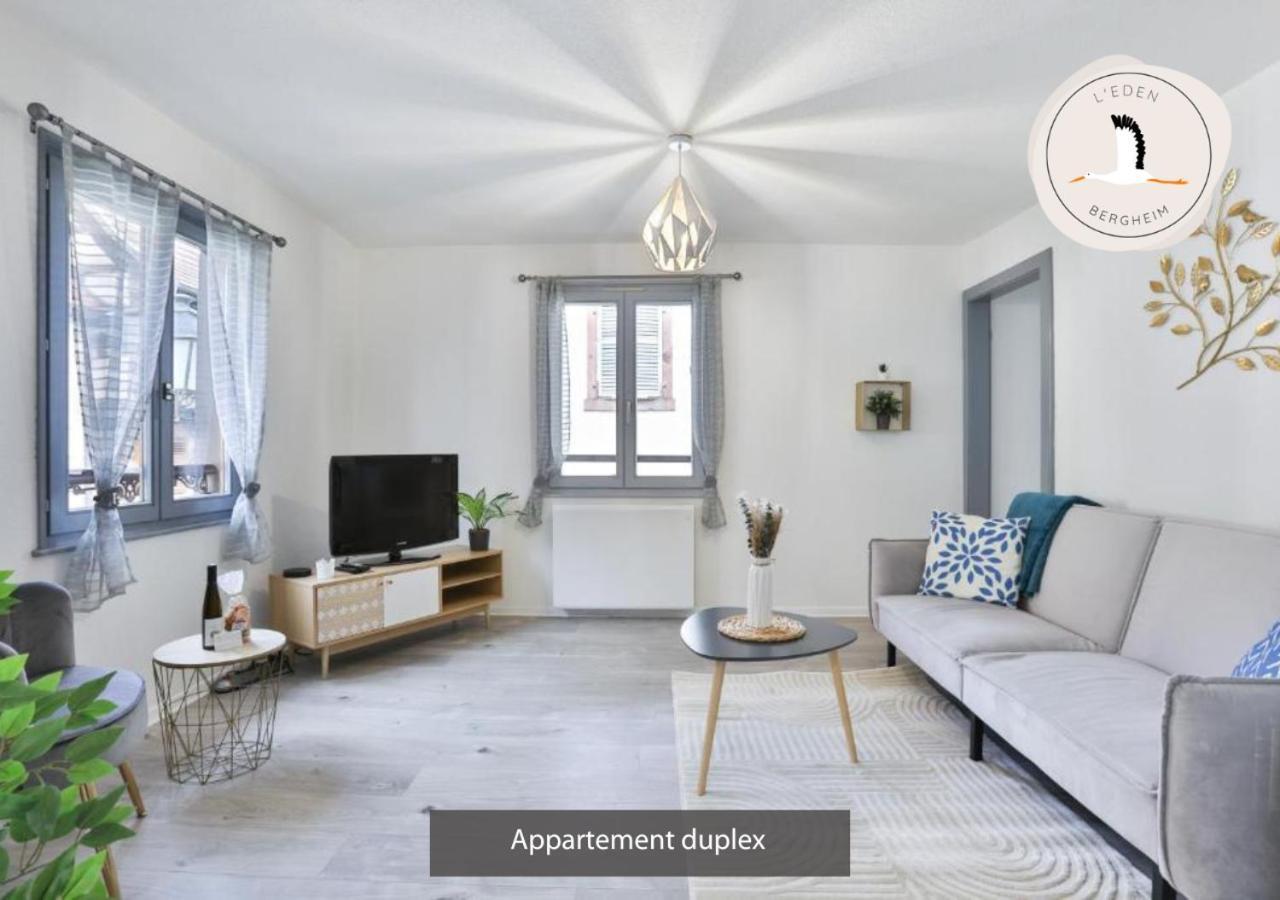 Appartements Duplex 3 Et 4 Personnes - Climatisation - Village Elu Parmi Les "Plus Beaux Villages De France" - Route Des Vins - Centre Alsace Bergheim Exterior foto