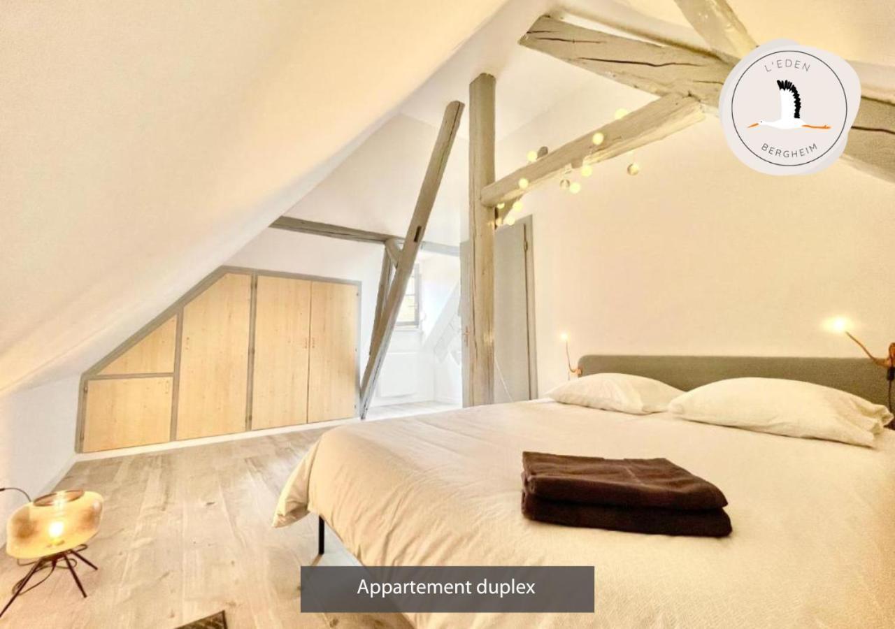 Appartements Duplex 3 Et 4 Personnes - Climatisation - Village Elu Parmi Les "Plus Beaux Villages De France" - Route Des Vins - Centre Alsace Bergheim Exterior foto