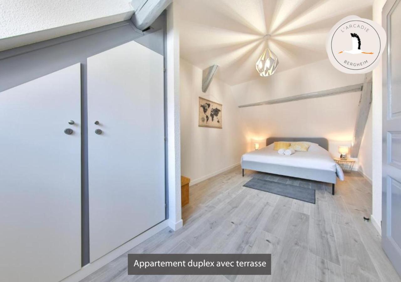 Appartements Duplex 3 Et 4 Personnes - Climatisation - Village Elu Parmi Les "Plus Beaux Villages De France" - Route Des Vins - Centre Alsace Bergheim Exterior foto