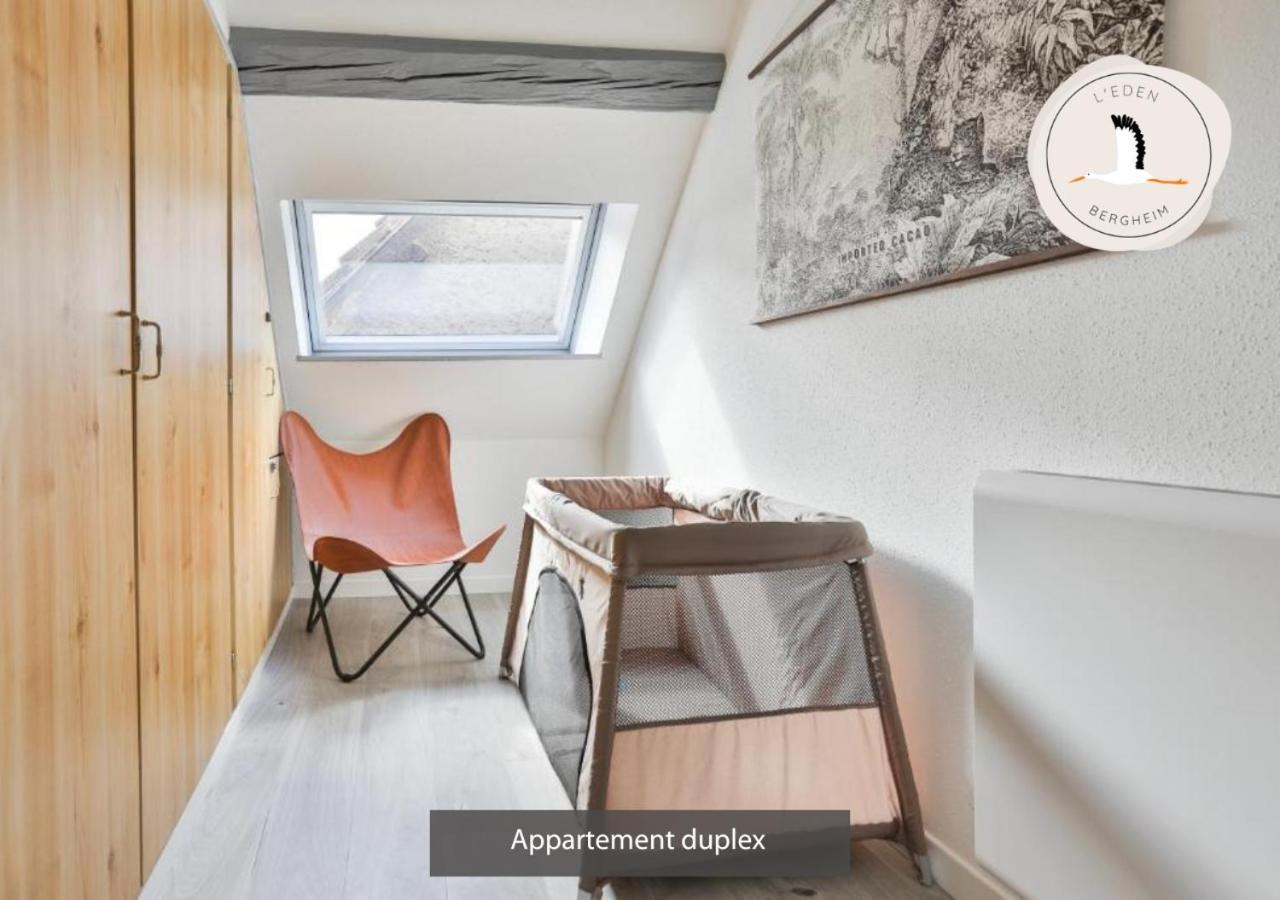 Appartements Duplex 3 Et 4 Personnes - Climatisation - Village Elu Parmi Les "Plus Beaux Villages De France" - Route Des Vins - Centre Alsace Bergheim Exterior foto
