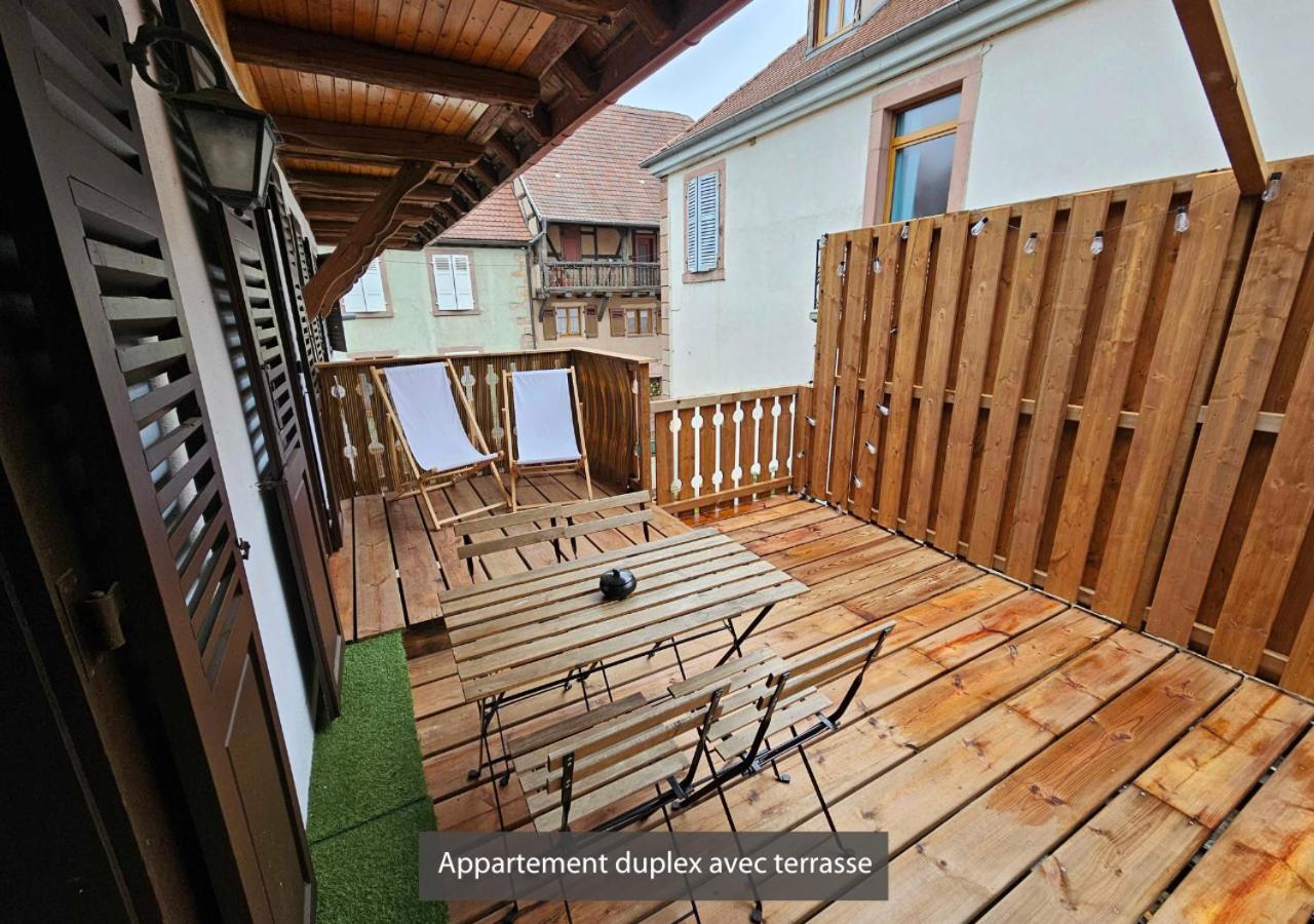 Appartements Duplex 3 Et 4 Personnes - Climatisation - Village Elu Parmi Les "Plus Beaux Villages De France" - Route Des Vins - Centre Alsace Bergheim Exterior foto